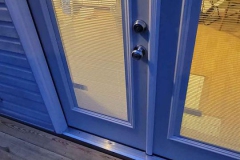 Rotted structure repair & New handicap reinforced french door install