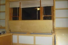 Custom Window Storage Bench for Bedroom